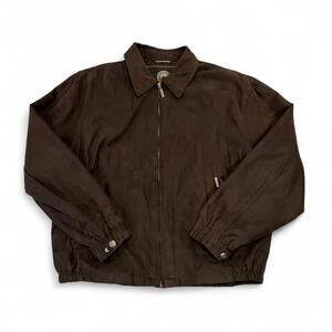 Vintage Brown Bomber Jacket